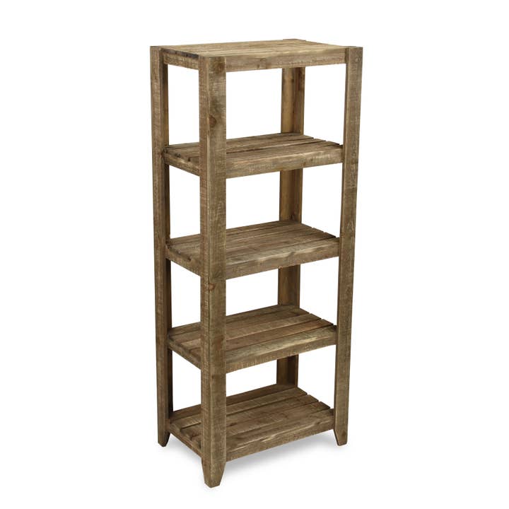 Heartside 4 Tier Wood Storage Shelf for wholesale by Cheungs Home Decor
