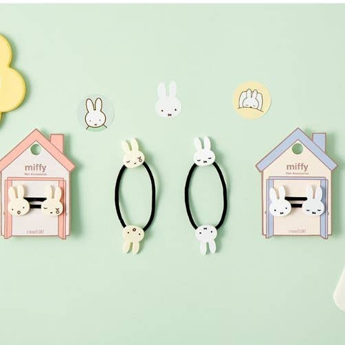 K_Wonderland – wholesale Hair tie – Miffy Acryle Face Hair Tie String Scrunches