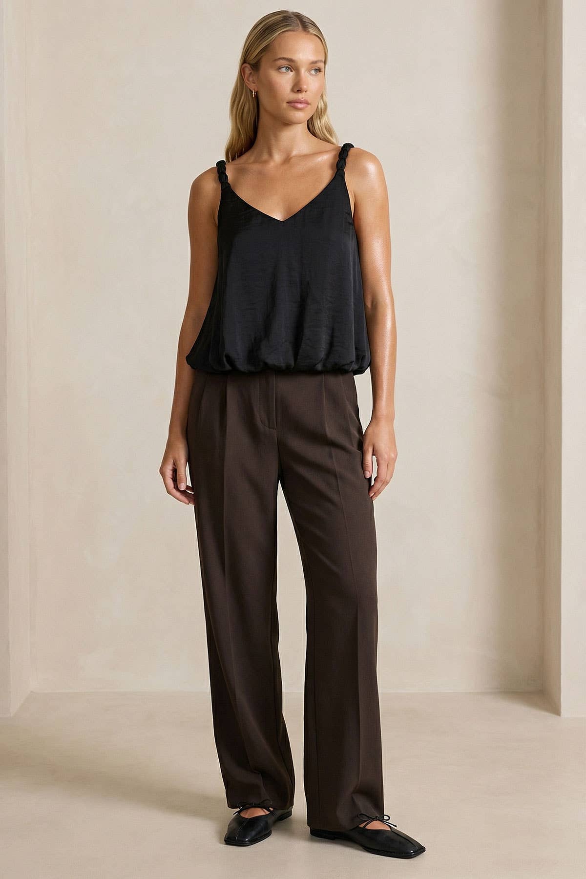 Naked Zebra - Wholesale Tank Top - Women's - Billowy Strap Accent Tank Top28