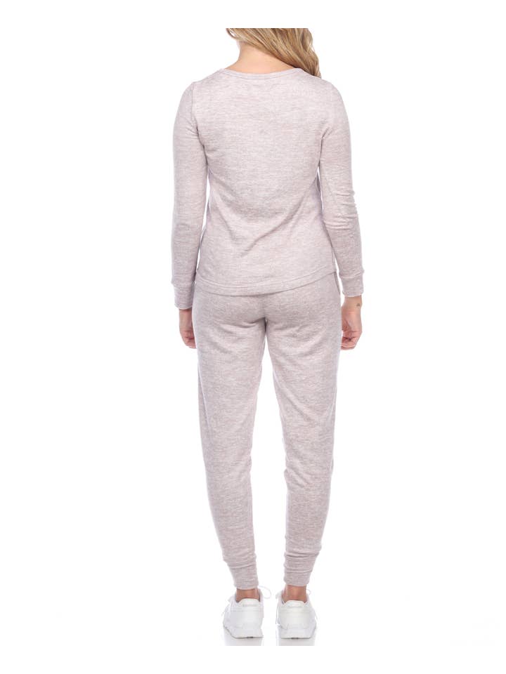 WHITE MARK - Vente Ensemble de vêtements d'intérieur – femme - Ensemble de salon 2 pièces4