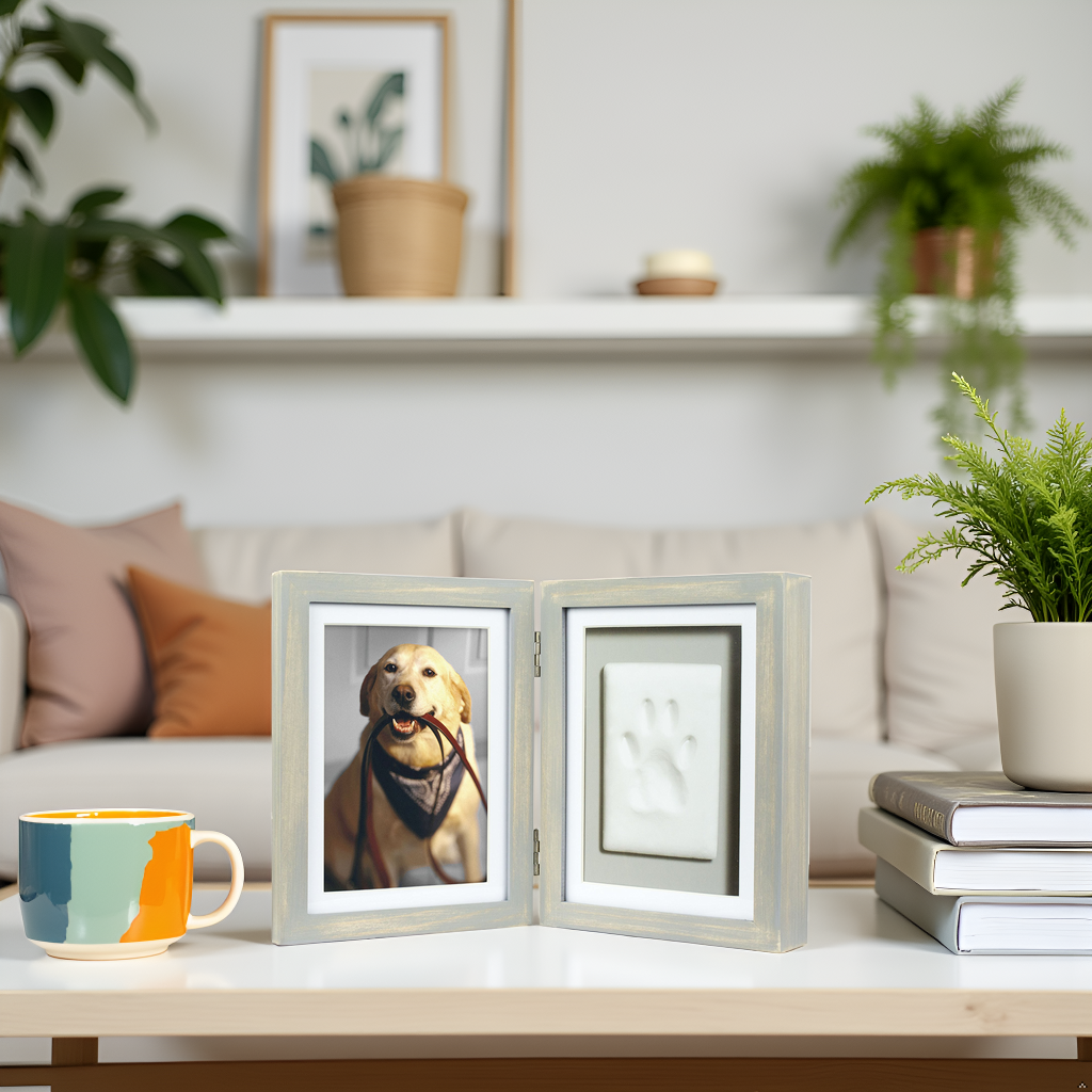 Pearhead - Wholesale Picture Frame - Pawprints Keepsake Photo Frame & Clay Impression Kit12