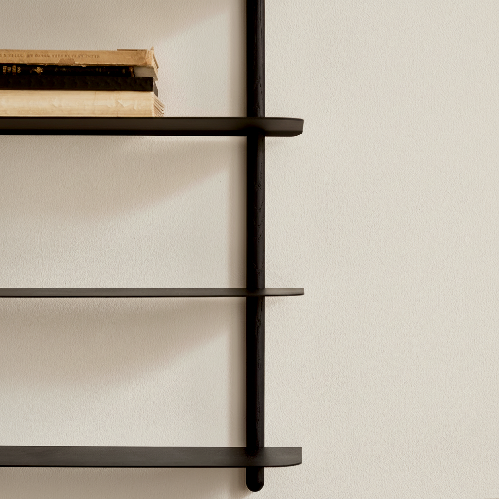Studio Nordhaven - Wholesale Wall Mounted Shelf - NIVO Shelf Large E - black ash/black7
