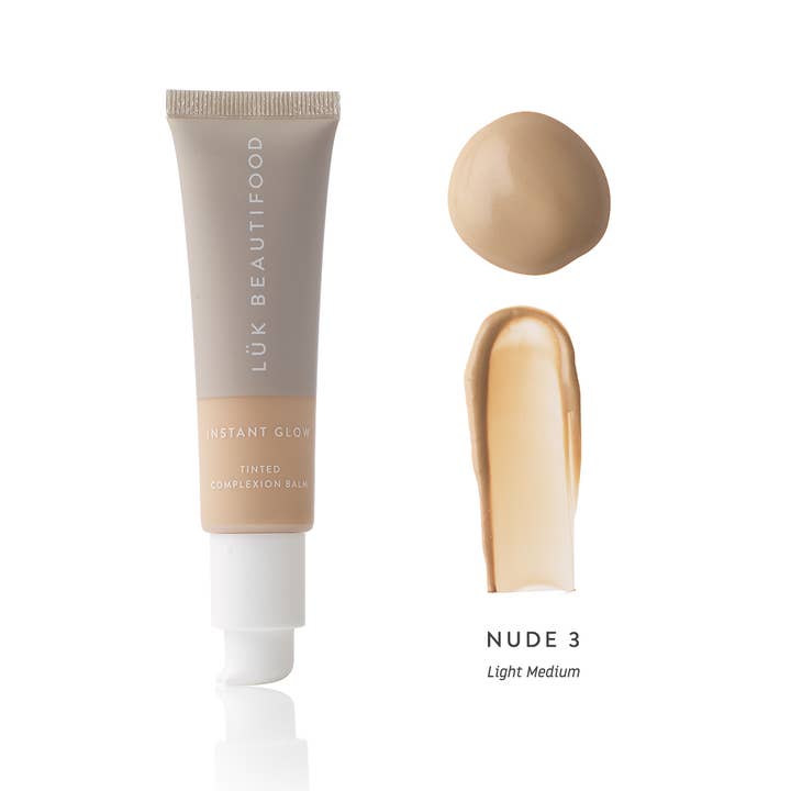 Luk Beautifood - Wholesale Tinted Moisturizer - NUDE 3 (Light Medium) - Instant Glow Tinted Complexion Balm