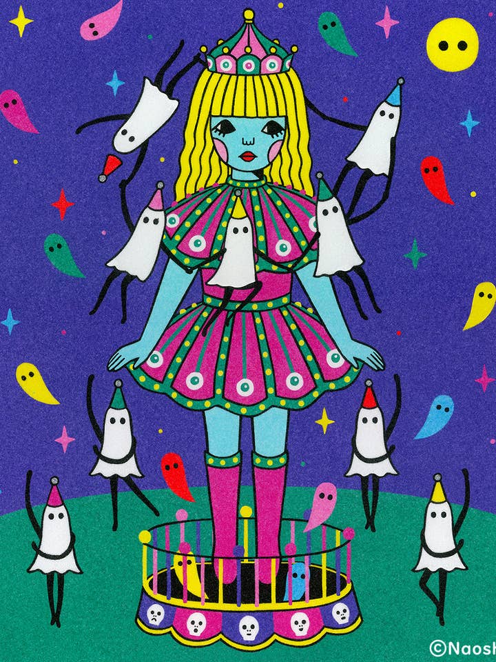 【Stampa d'Arte 8×10】Allegro Paese dei Fantasmi per la vendita all'ingrosso da parte di Naoshi