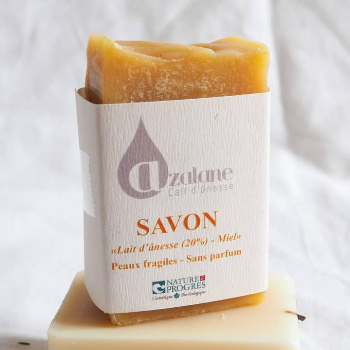 Zeep met ezelinnenmelk en honing 100g voor wholesale door Azalane