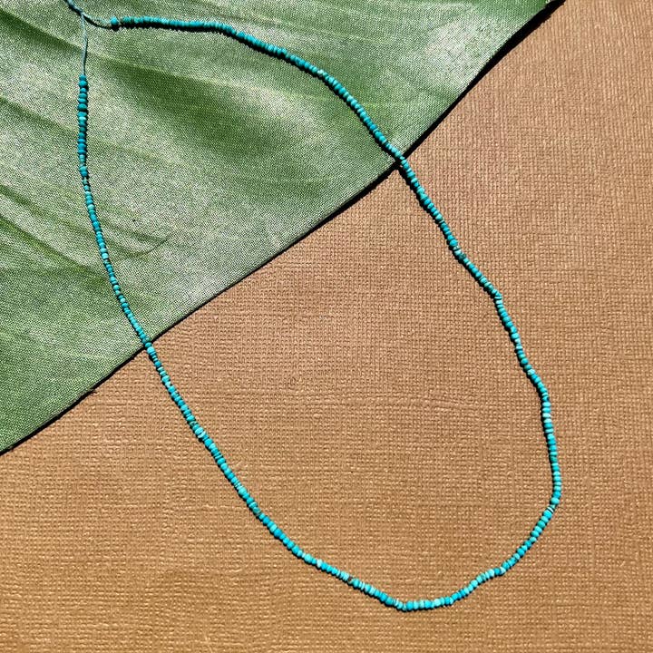 Bead Goes On - Wholesale Beads - Turquoise Tiny 2mm Saucer Beads - 1 Strand3