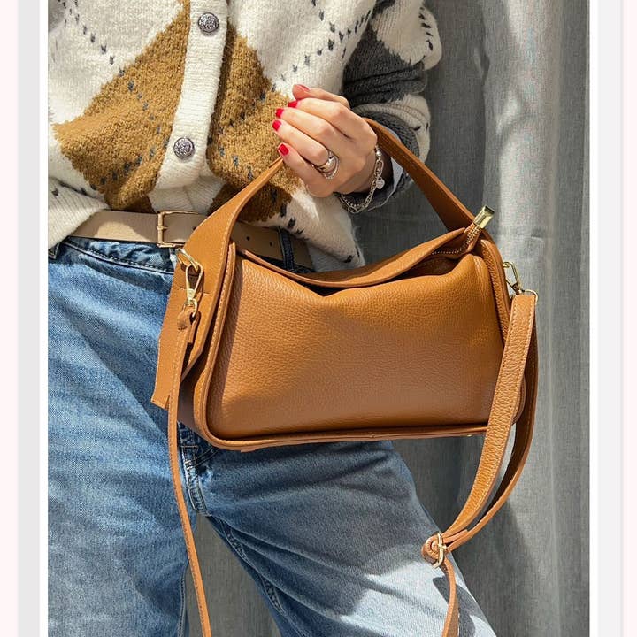 Z et Z - Wholesale Shoulder Bag - Women's - Grained leather handbag7