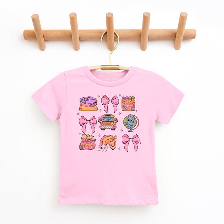 Back To School Doodles Toddler and Youth Shirt for wholesale by Itsy Bitsy Bella Co
