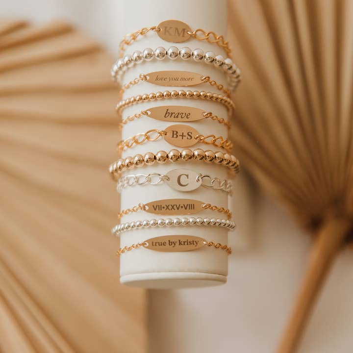 True by Kristy Jewelry - Wholesale Beaded Bracelet - Gold Filled Luxe Beaded Bracelet3