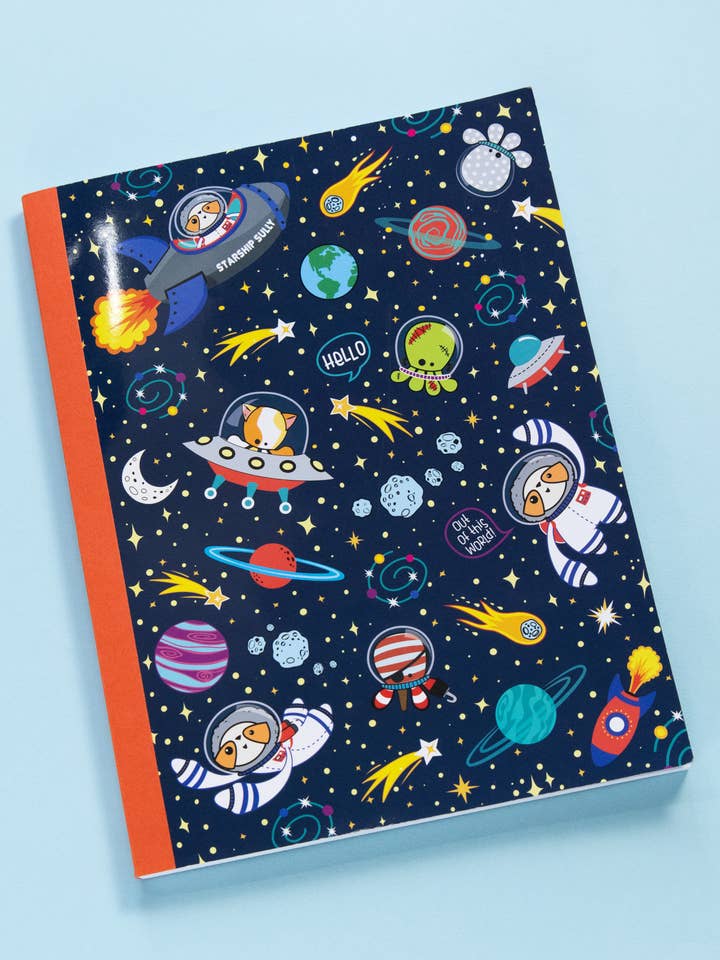 Cuaderno de composición de estuche espacial para venta al por mayor de Scatterbrain