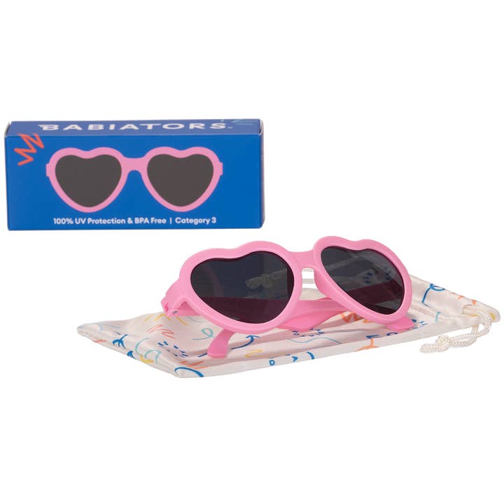 Babiators – Engroshandel Solbriller- Børn - Børn – Bubble Gum Pink Hearts Børne- og babysolbriller