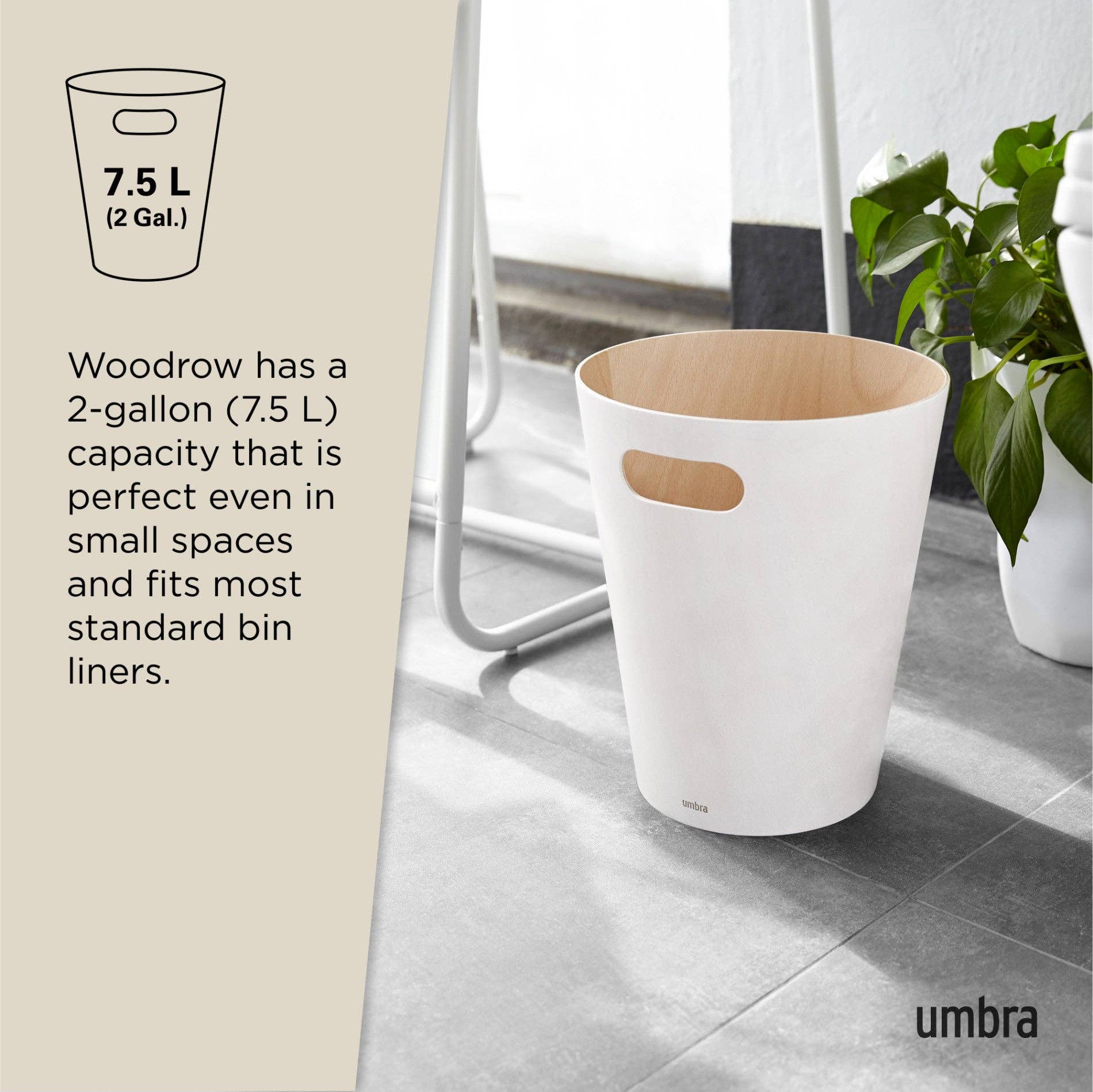 Umbra (CAN) - Wholesale Trashcan/Trash Bin - Woodrow Trash Can17