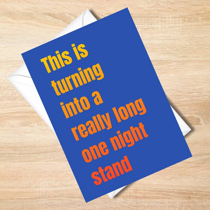 Carte drôle 5x7 - Carte d'anniversaire pour la vente par Harper House Studio