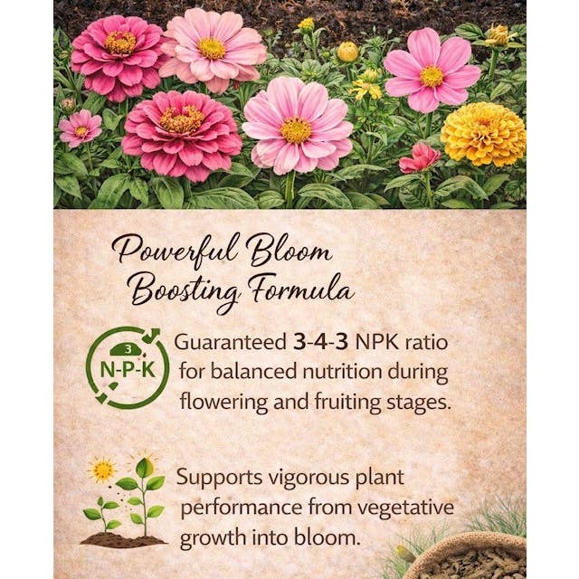 Happy Bunny Farms – wholesale Fertiliser – Soil Revival, Bloom Booster Pellets for Cannabis & Hemp 4