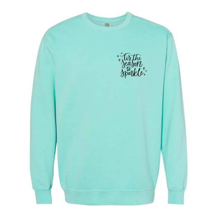Scripted Pearl - Vente Sweat-shirt à imprimés – femme - Sweat-shirt de Noël brodé This The Season Comfort Col4