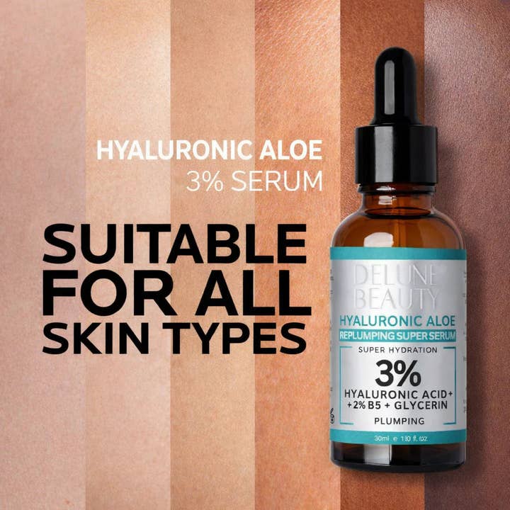 Delune - Wholesale Facial Serum/Concentrate - 3% Hyaluronic Aloe B5 Face Serum2
