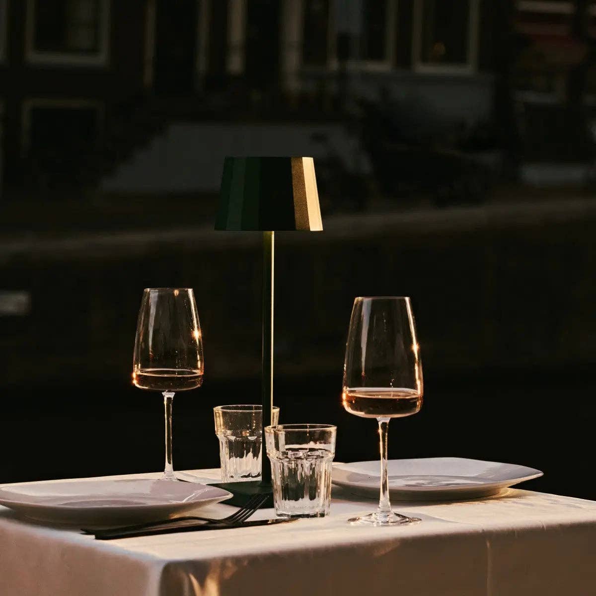 Tavellio - Wholesale Accent/Desk Lamp - William Pine Green Rechargeable Table Lamp | USB-C, Dimmable, 120-Hour Battery4