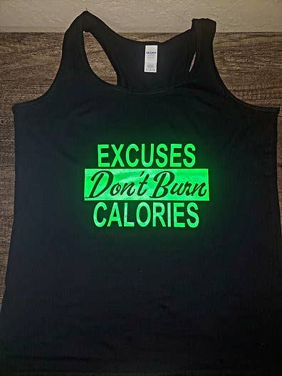 Ursäkter bränner inte kalorier för wholesale av ND Printing