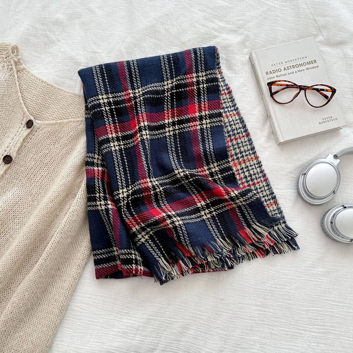 DOUBLJU - Wholesale Scarf - Women's - VERSATILE SWEET SOFT SCARF_CWASC031790