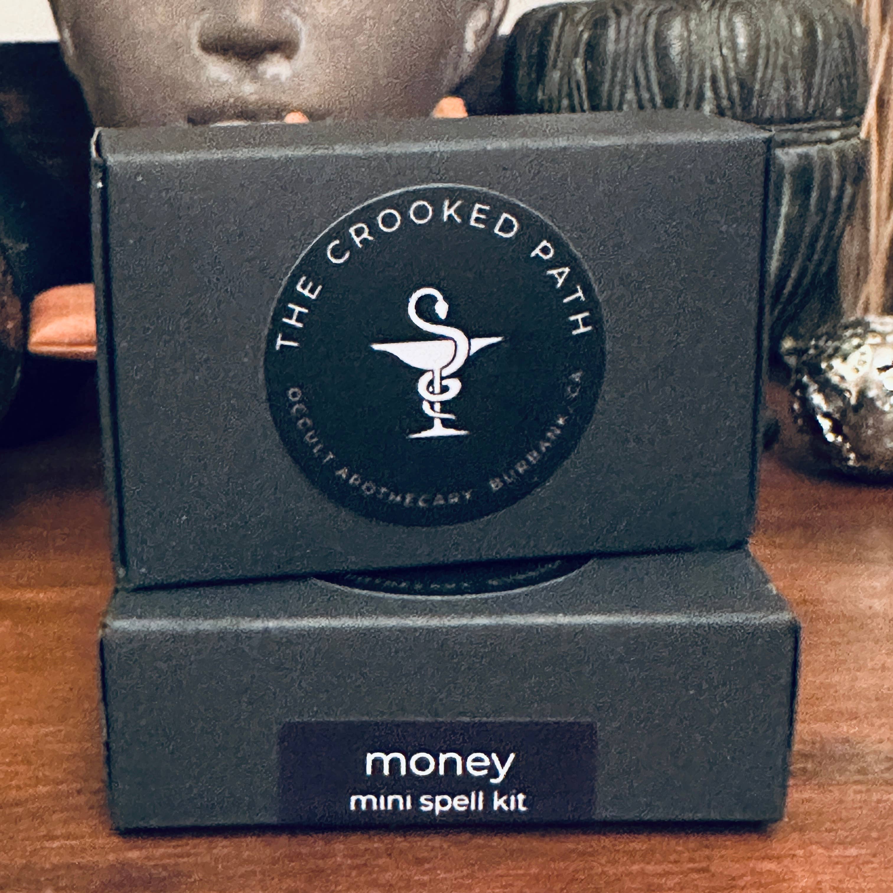 The Crooked Path - Wholesale Meditation Supplies - Money Mini Spell Kit1
