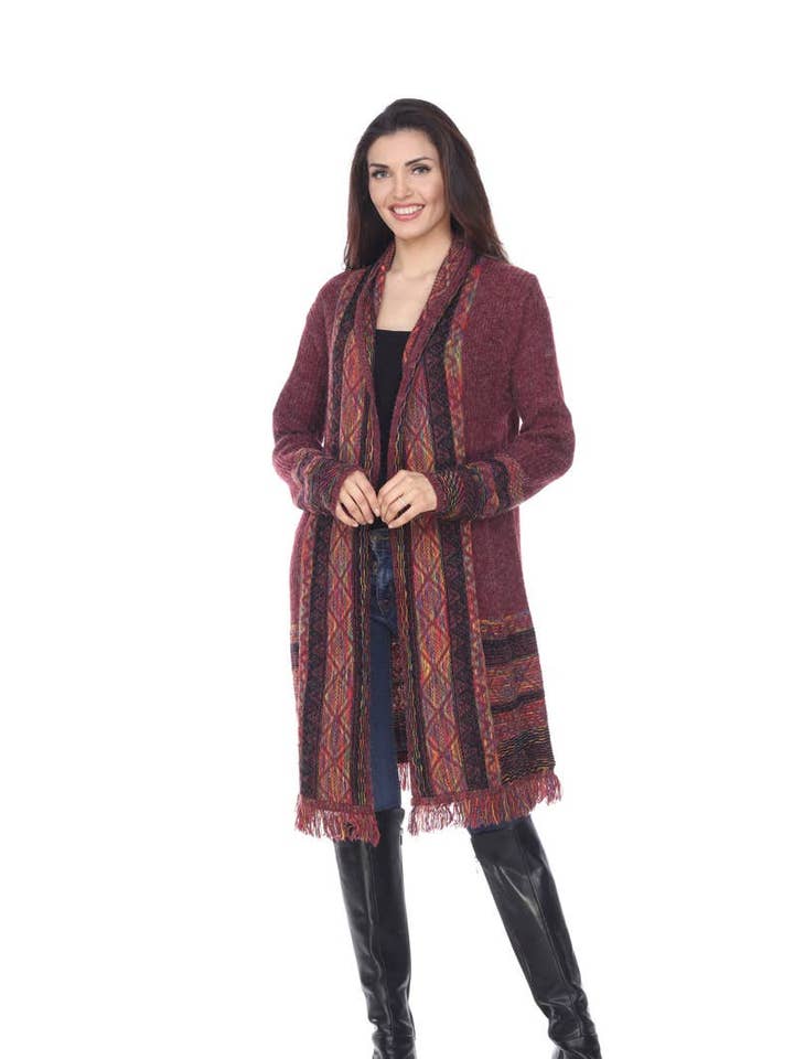 Lady's Knitted Jacket (KF603) for wholesale by Kamana