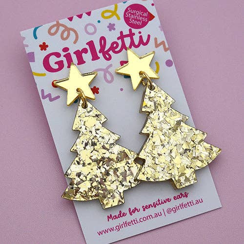 Girlfetti - Wholesale Dangle Earrings - Christmas Tree Acrylic Dangle Earrings21