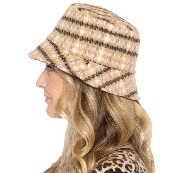 Chapéu xadrez xadrez estampado por atacado de Shopping2help