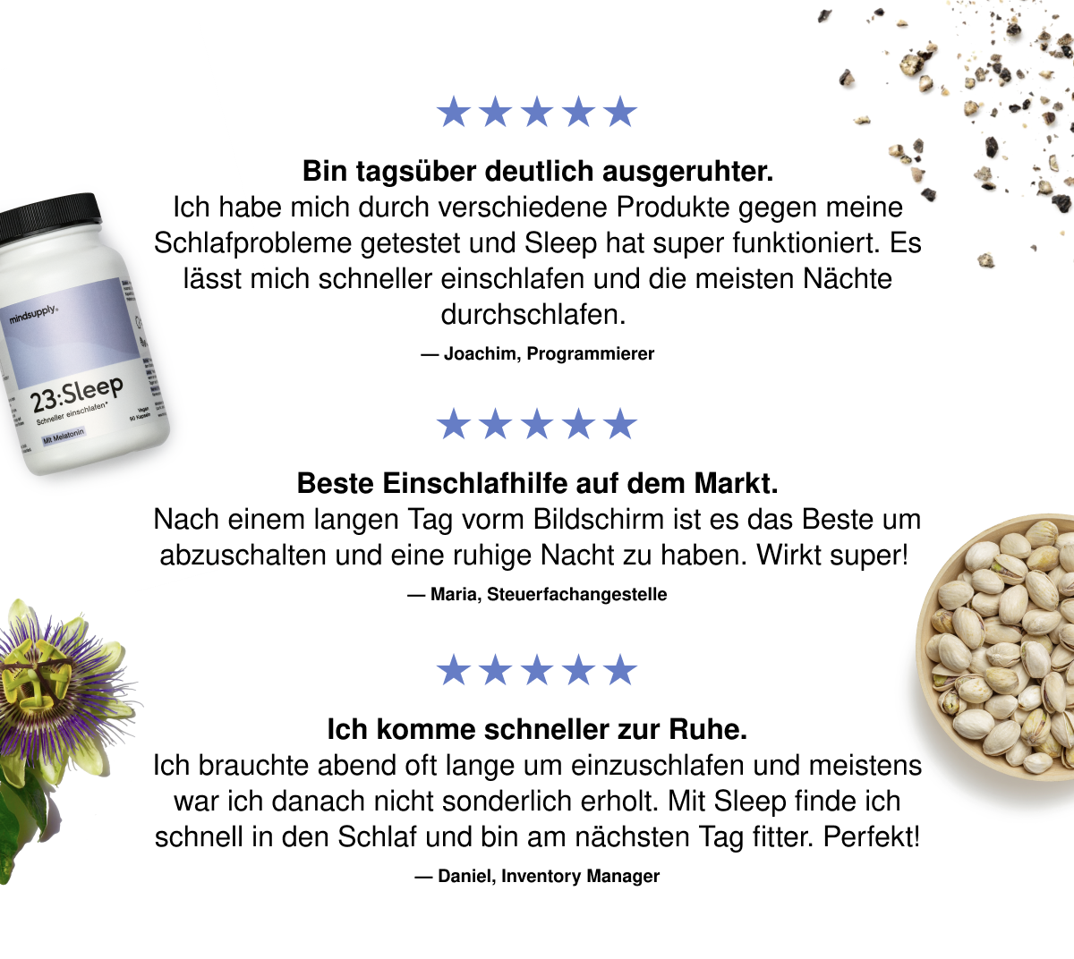 mindsupply – Suplemento/vitamina oral por atacado – 23:Sleep — A cápsula do sono com melatonina7