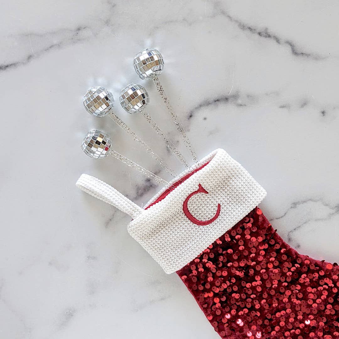 Bougie Vida - Wholesale Drink Stirrer - Disco Ball Drink Stirrers, Pack of 43