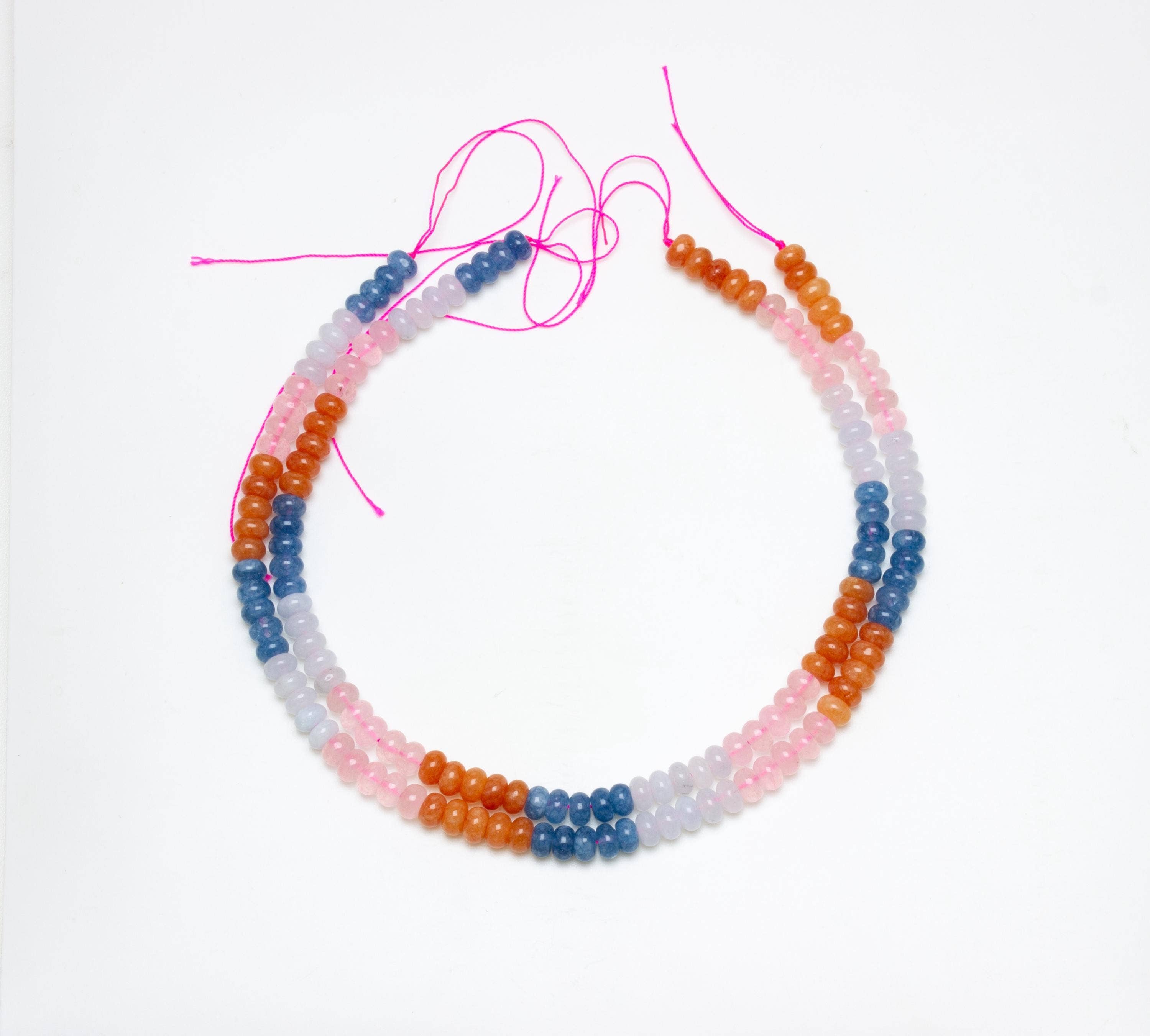 Jewel Pledge - Wholesale Beads - COLOR MIX Rondelle beads, 5x8mm, 8 colors  combo choice0