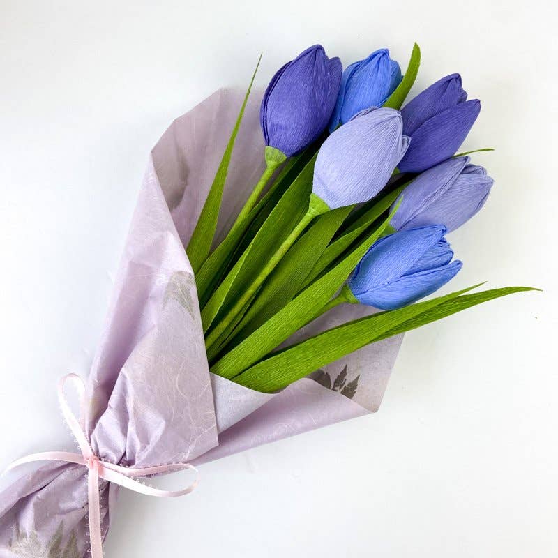 Papercraft Miracles LLC - Wholesale Artificial Flowers - Tulip Crepe Paper Flower8