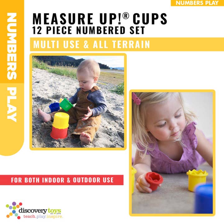 Discovery Toys - Wholesale Toy Set - Kids - MEASURE UP!® Cups Stack & Learn Set