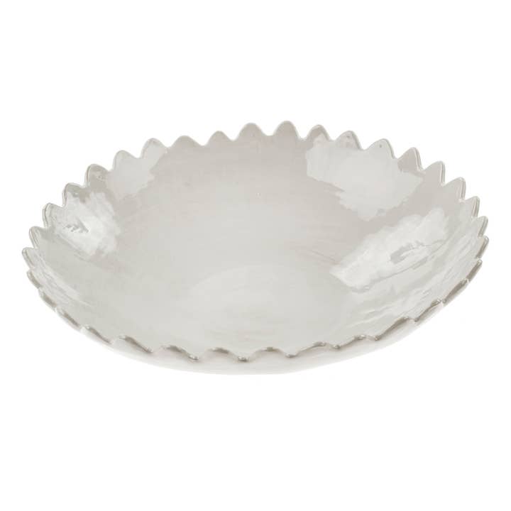 Scalloped Bowl L for wholesale by Indaba Trading
