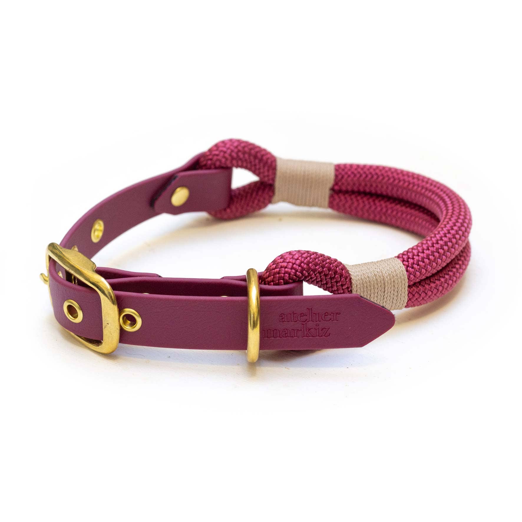 Atelier Markiz – Engroshandel Halsbånd - Hund – Sangria Halskæde0