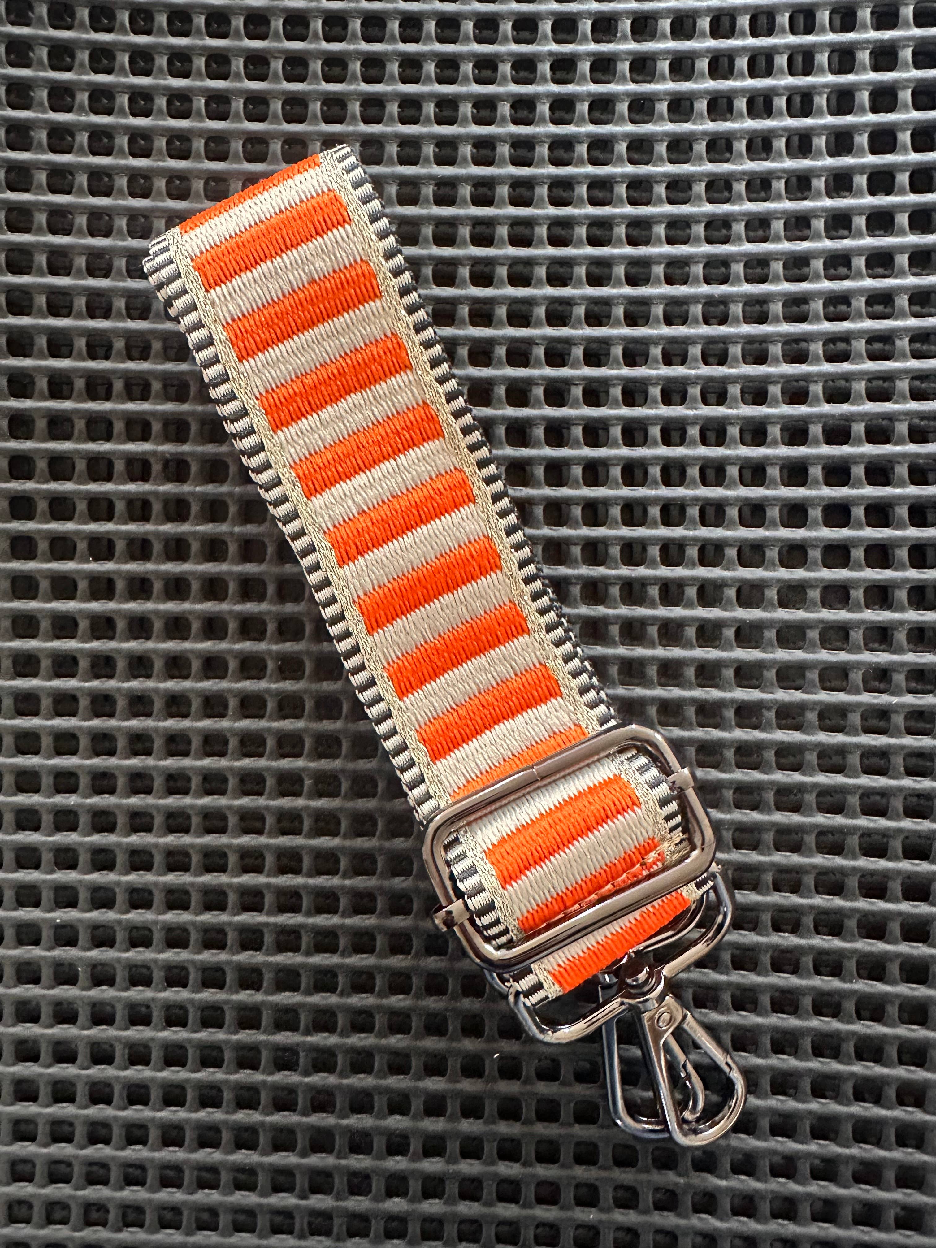 The Oyster Bag - Wholesale Crossbody Bag - Women's - THE CROSSBODY wholesale - Orange stripe3