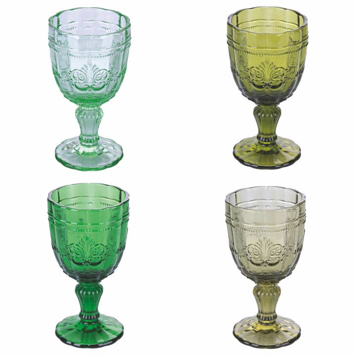 SYRAH SET OF 4 GREENERY GLASSES and other Purchase Wholesale piatti e bicchieri. Free Returns & Net 60 Terms on Faire trending on Faire.