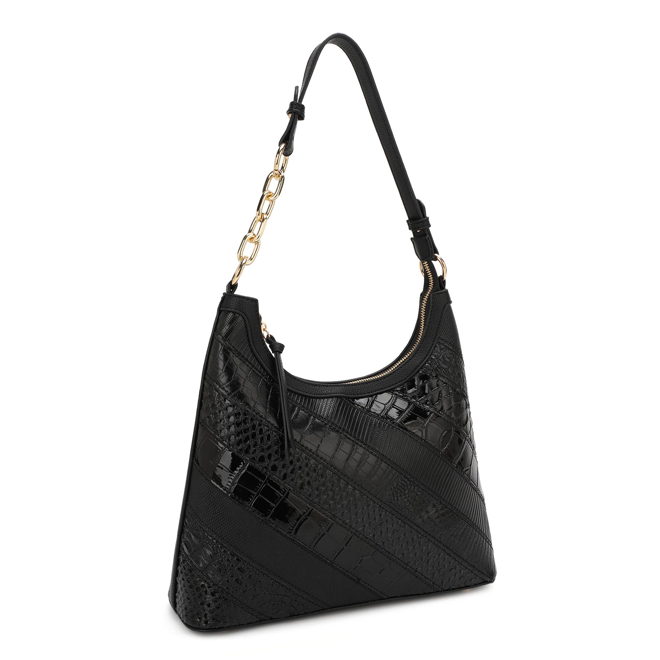 KAYLA+AVA - Wholesale Shoulder Bag - Women's - LIEZL ANIMAL PATCHWORK PRINT SHOULDER BAG0