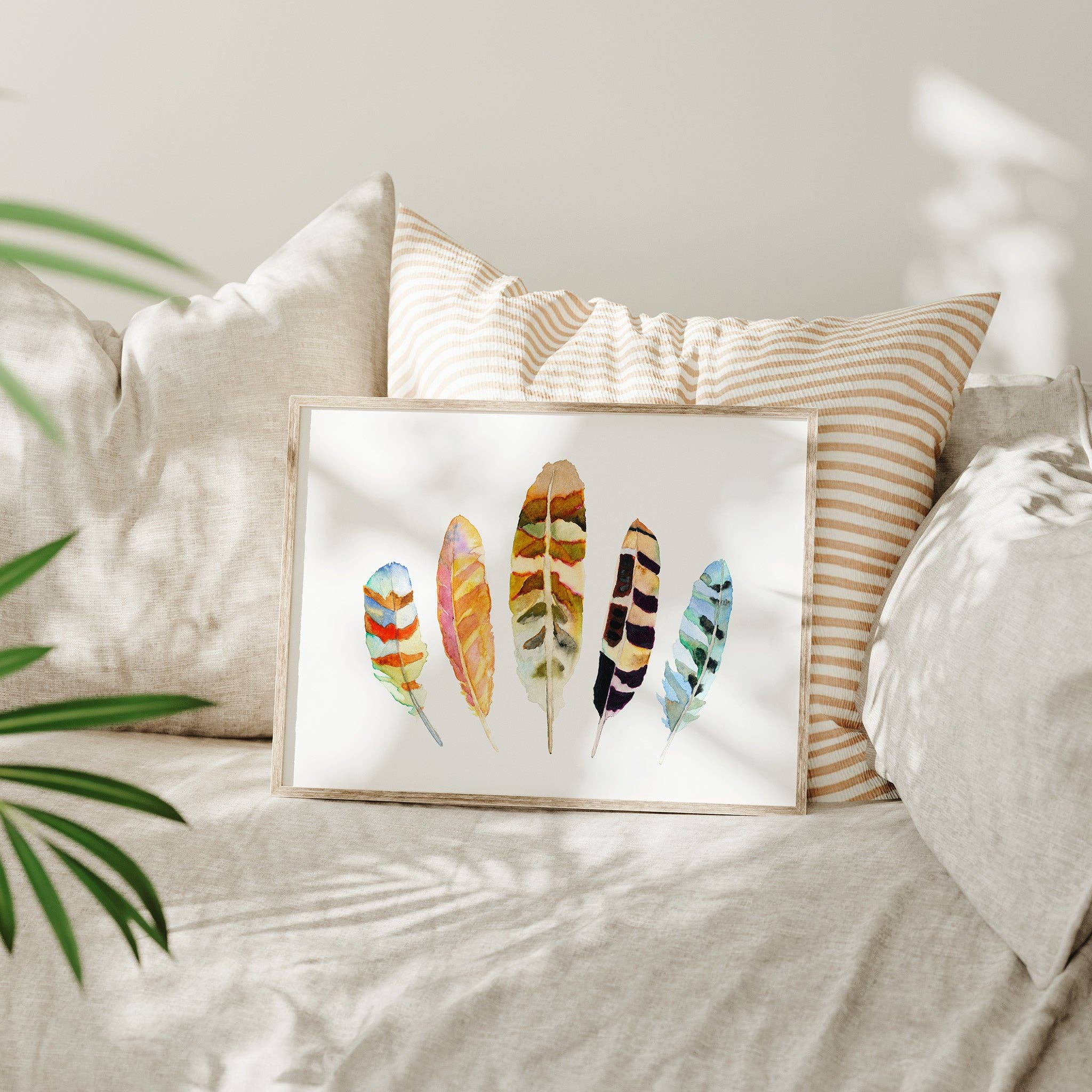 Snoogs & Wilde Art – wholesale Art print – 5 Feathers No. 51