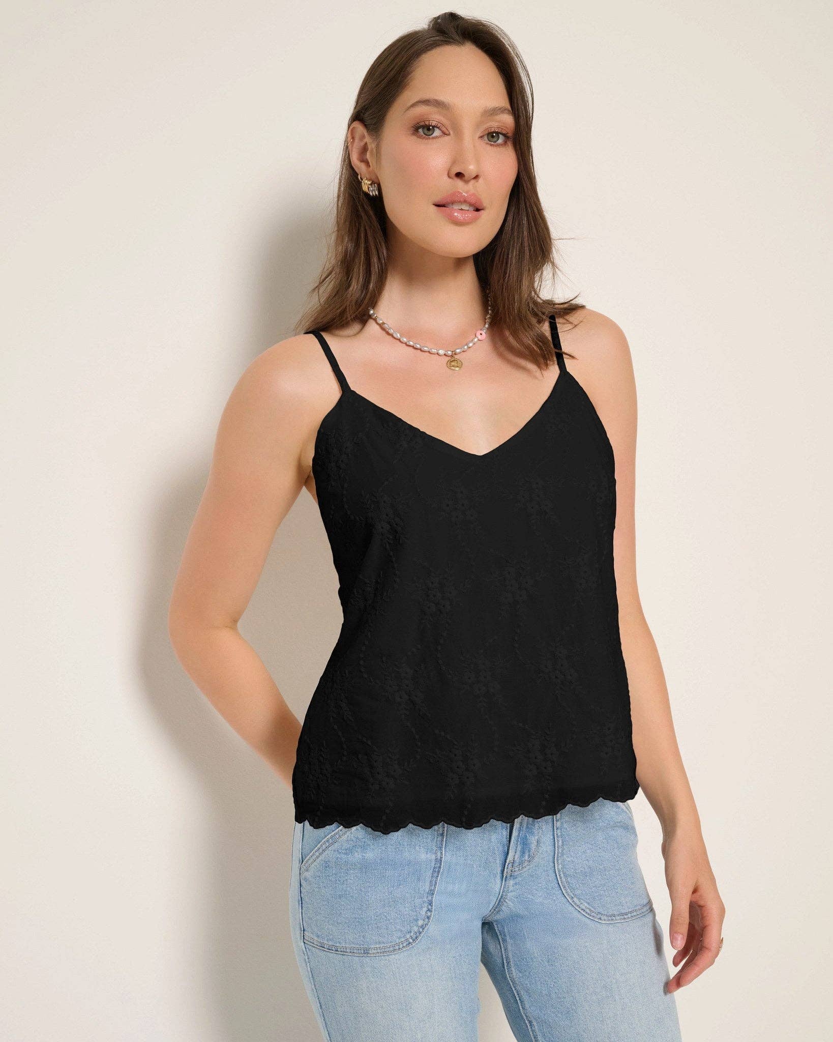Seventy Eight and Sunny (SEAS) - Wholesale Camisole - Women's - Radiance Eyelet Cami4