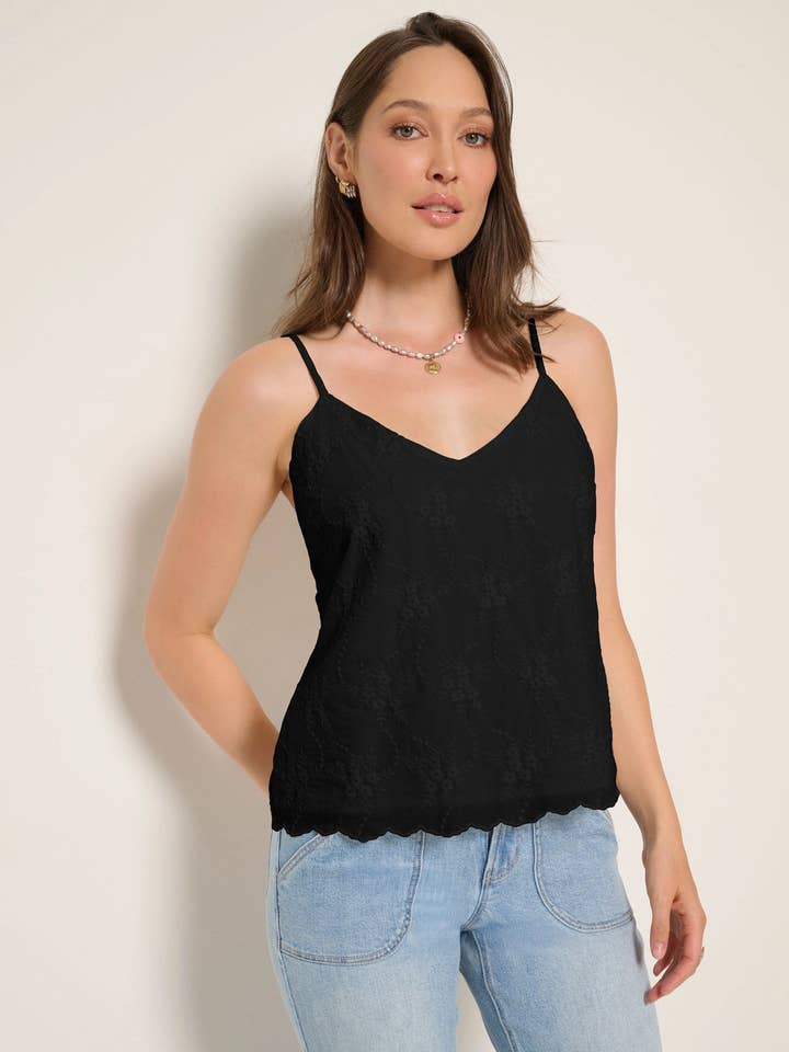 Seventy Eight and Sunny (SEAS) - Wholesale Camisole - Women's - Radiance Eyelet Cami4
