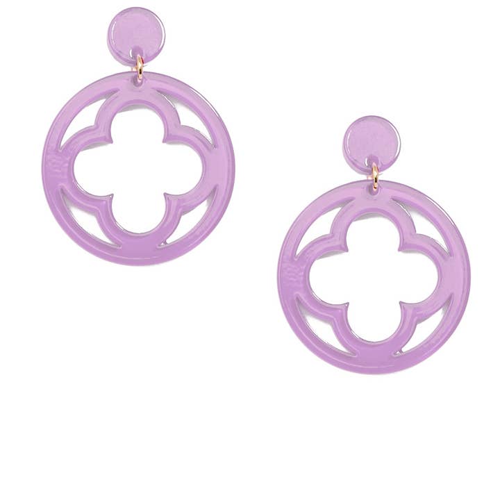 ZENZII Jewelry - Wholesale Dangle Earrings - Open Clover Drop Earring6