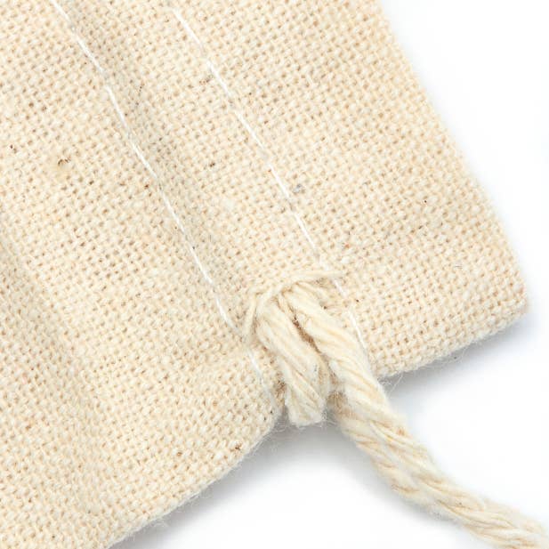 Inca UK - Venta al por mayor Bolsas de celofán - Tamaño: bolsa con cordón de algodón crudo sin blanquear de 13 x 10 cm