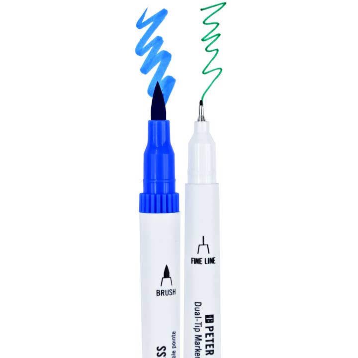 Peter Pauper Press - Wholesale Marker - Studio Series Dual-Tip Coloring Markers (set of 60)