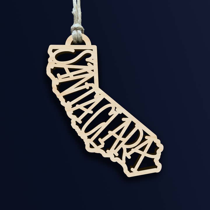 Santa Clara, CA Ornament for wholesale by Made by One32