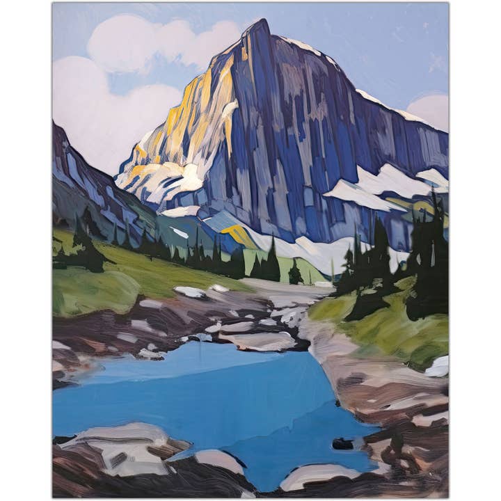 Glacier Art Print for wholesale by Waterknot