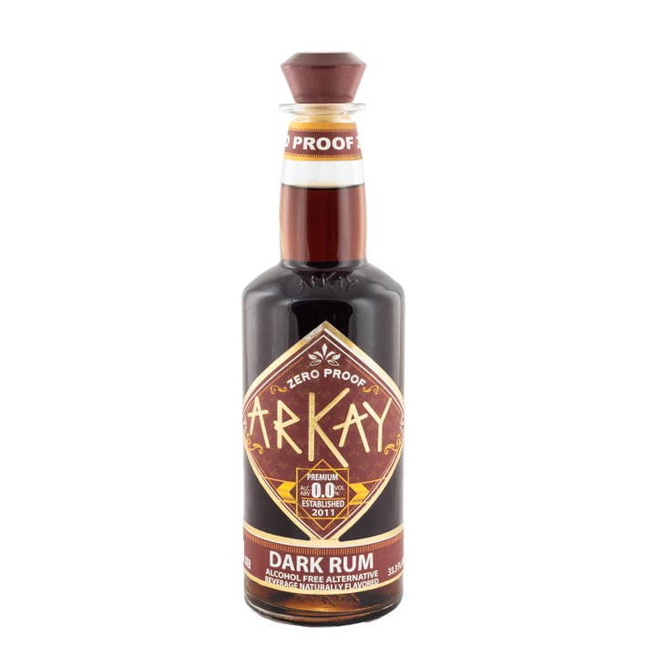Arkay Zero Proof Dark Rum Alternative for wholesale by Arkay