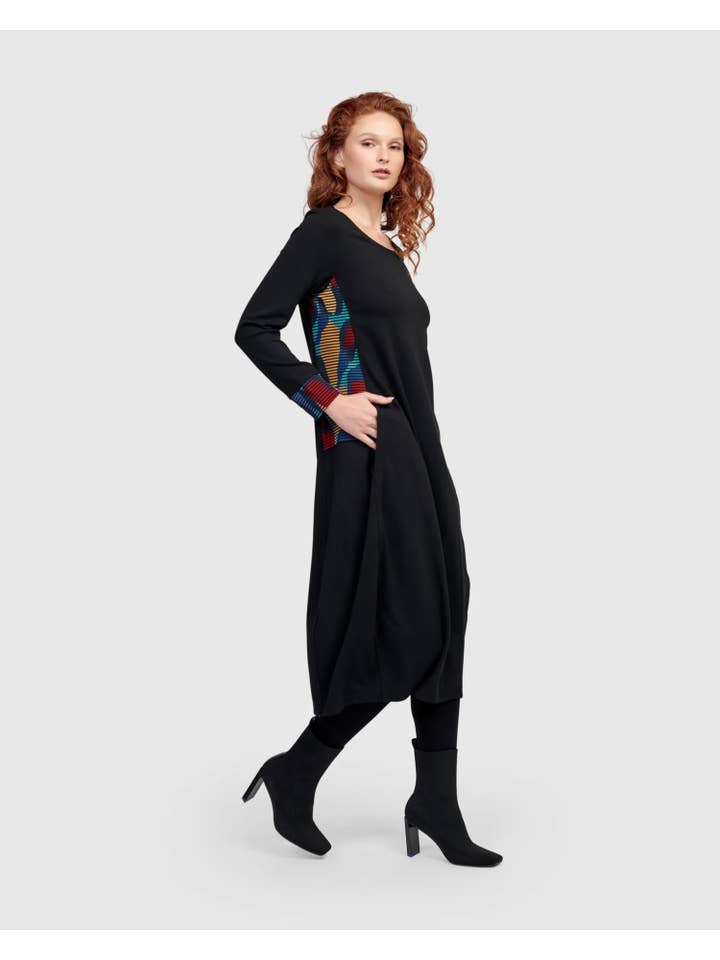 Riley Crew Cocoon Dress, Ocean for wholesale on Faire