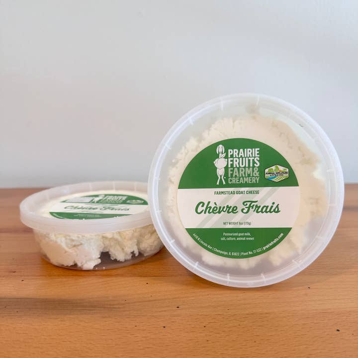 Prairie Fruits Farm & Creamery – Großhandel Käse – Chevre- Classic Plain 6-Unzen-Dose (streichfähiger Ziegenkäse)