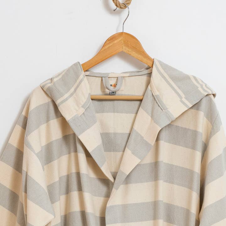 Kikoya - Wholesale Robe - Unisex - Bathrobe Turkish Cotton LightWeight Summer Hood Kimono Robe 24