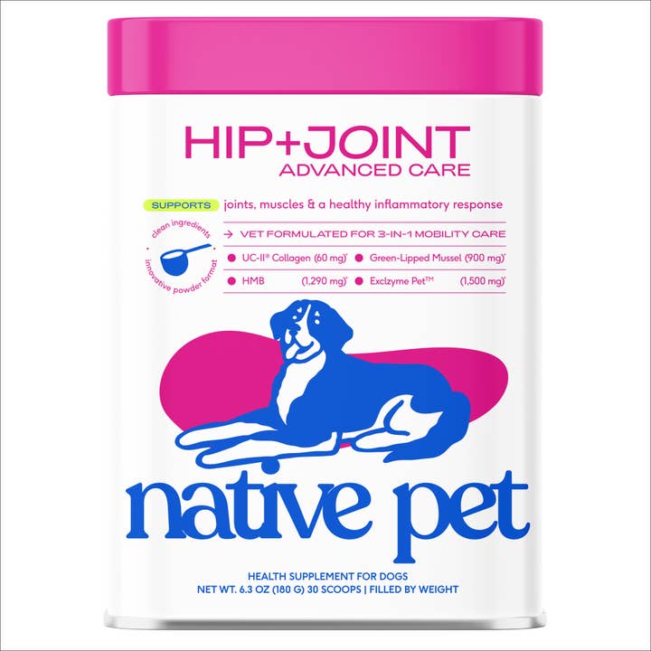 Hip+Joint Advanced Care Powder Joint, Muscle & Inflammation for wholesale by Native Pet